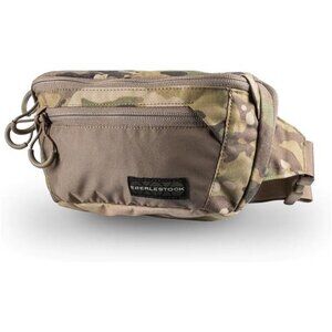 Tactical Men's Fanny Pack w/Adjustable Waist Belt, Zippered Pockets, Compact